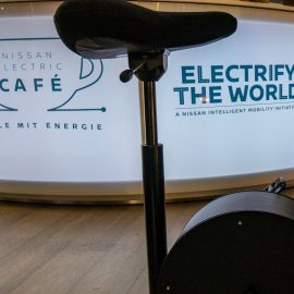 Das Nissan Electric Café zu Gast in der Grünen Hauptstadt Essen