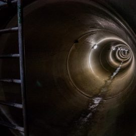 Unter Tage im Rumbach-Kanal Mülheim an der Ruhr Unter Tage im Rumbach-Kanal Mülheim an der Ruhr