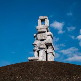 Gelsenkirchen, Halde Rheinelbe – Himmelsleiter in der Silber-Edition