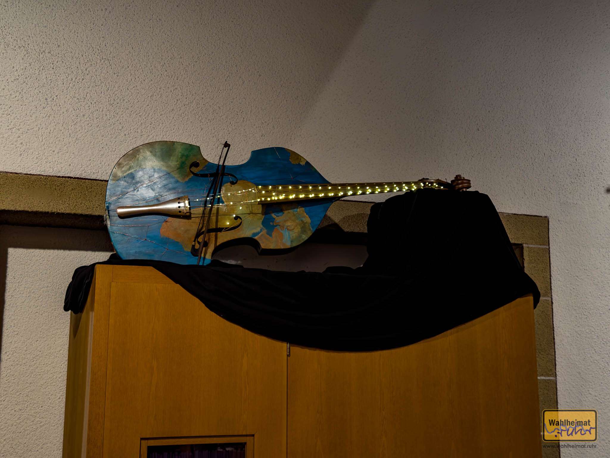 Nicht nur gemalte Kunst ist zu sehen.